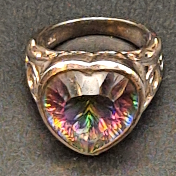 LUXURY NATURAL RAINBOW TOPAZ  7 - Picture 1 of 2